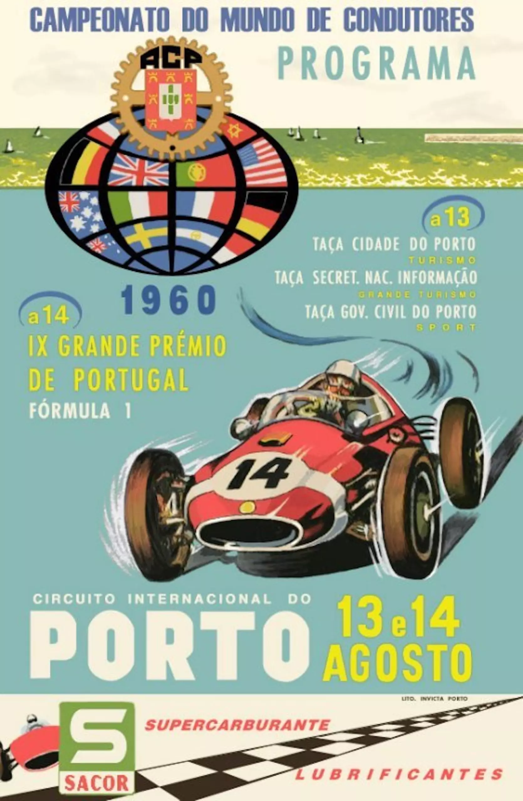 poster gp portugal 1960