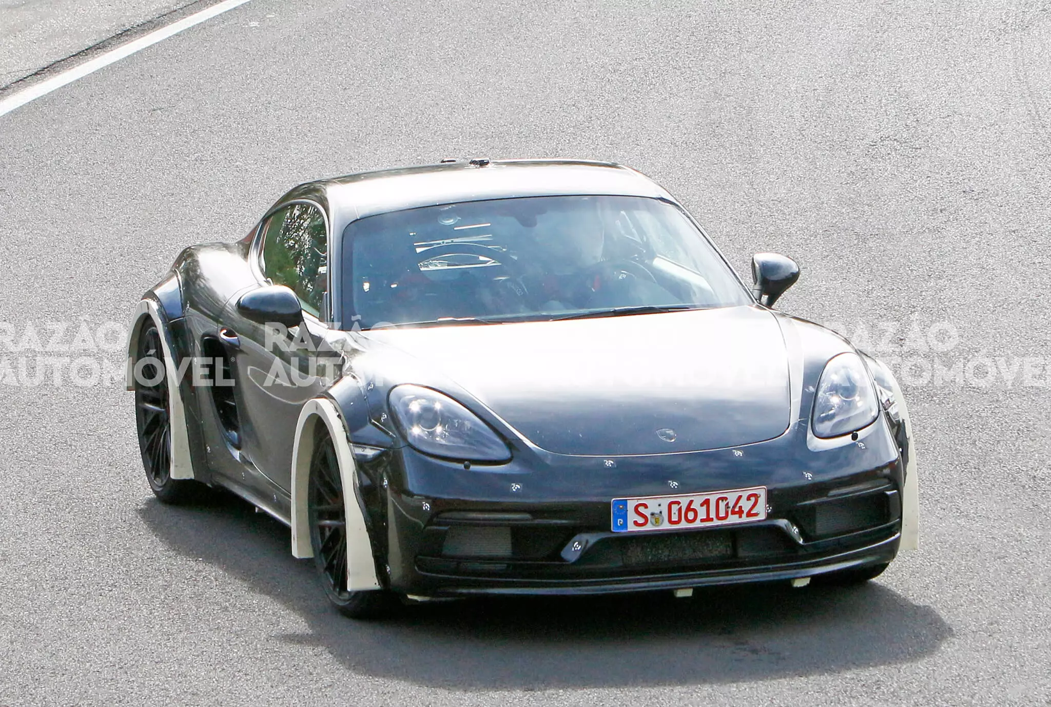 Mulo di prova Porsche 718 Cayman