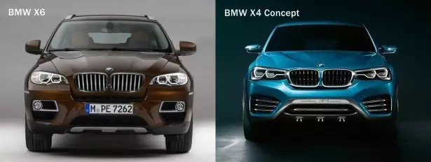 BMW X6 بمقابلہ BMW X4