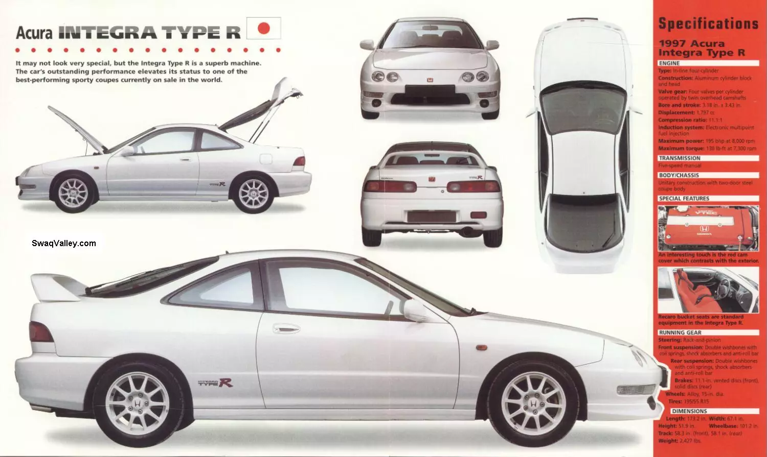 Acura Integra Tipe R, 1997