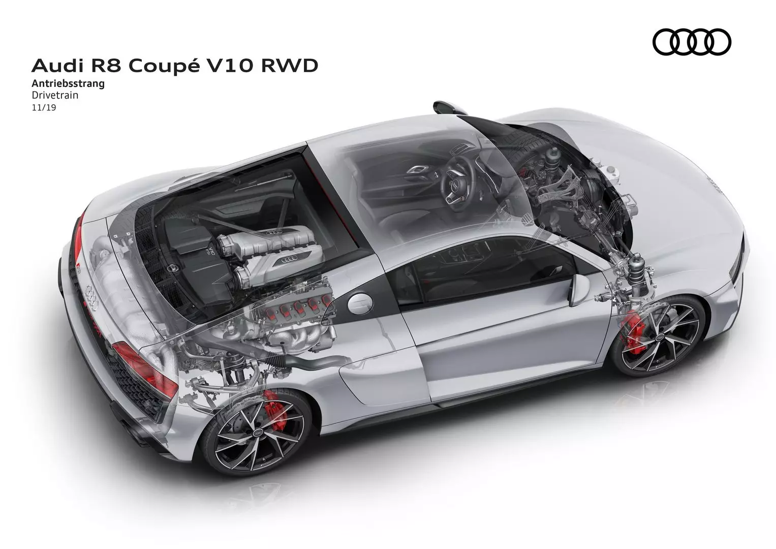 Audi R8 V10 RWD, 2020. gads