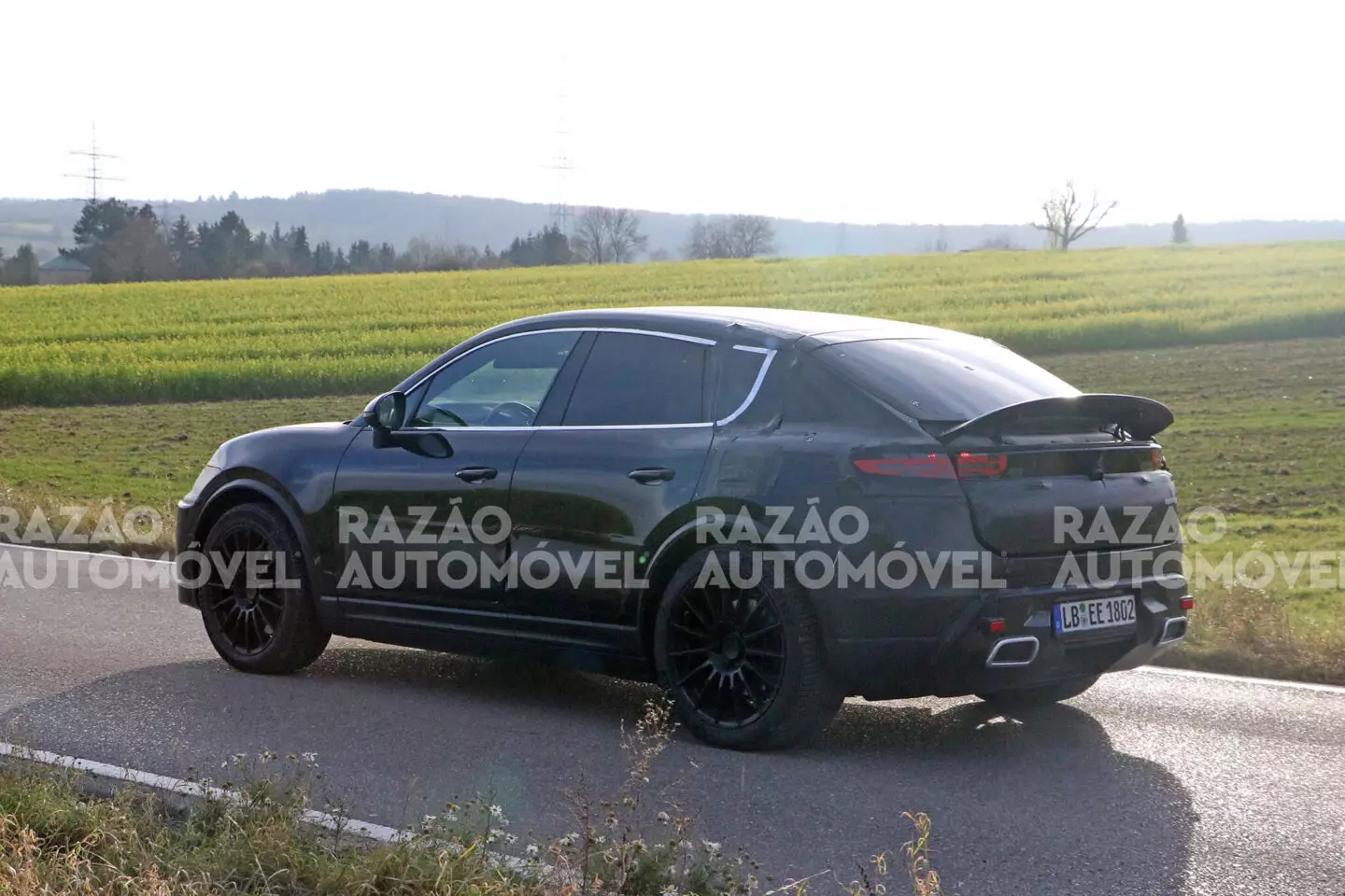 Porsche Macan electric photo-spy