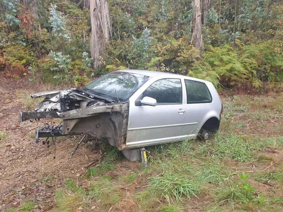 Volkswagen Golf dijelovi katalizatora (autokrađa)