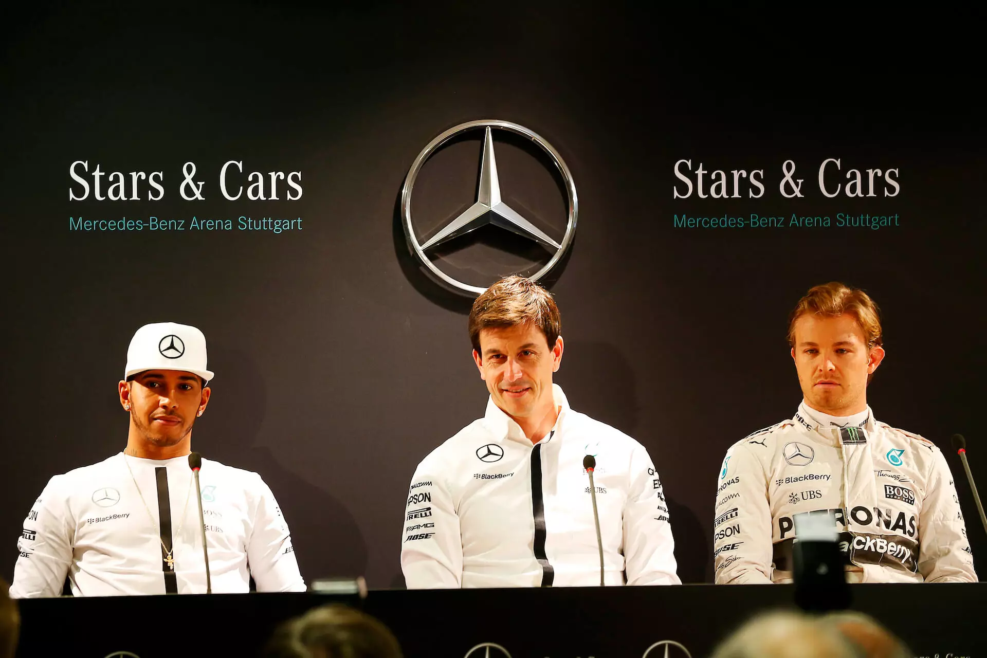 Toto Wolff_Mercedes F1. Mannschaft (Hamilton und Rosberg)