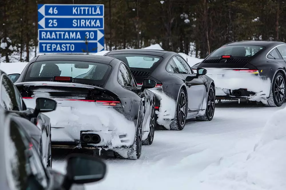 Porsche 911 (991) thử nghiệm phát triển