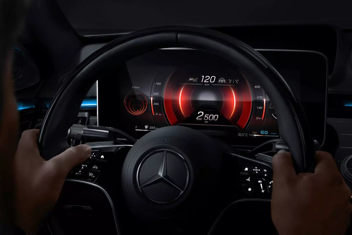 Interieur vun Mercedes-Benz S-Class