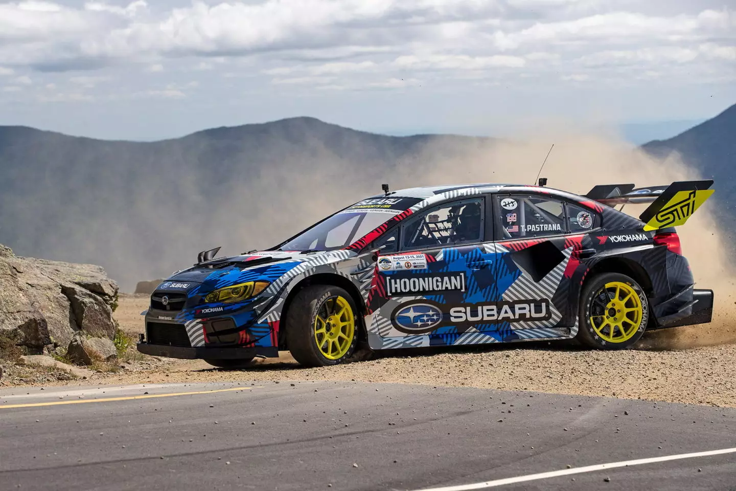 Travis Pastrana Subaru ተራራ ዋሽንግተን