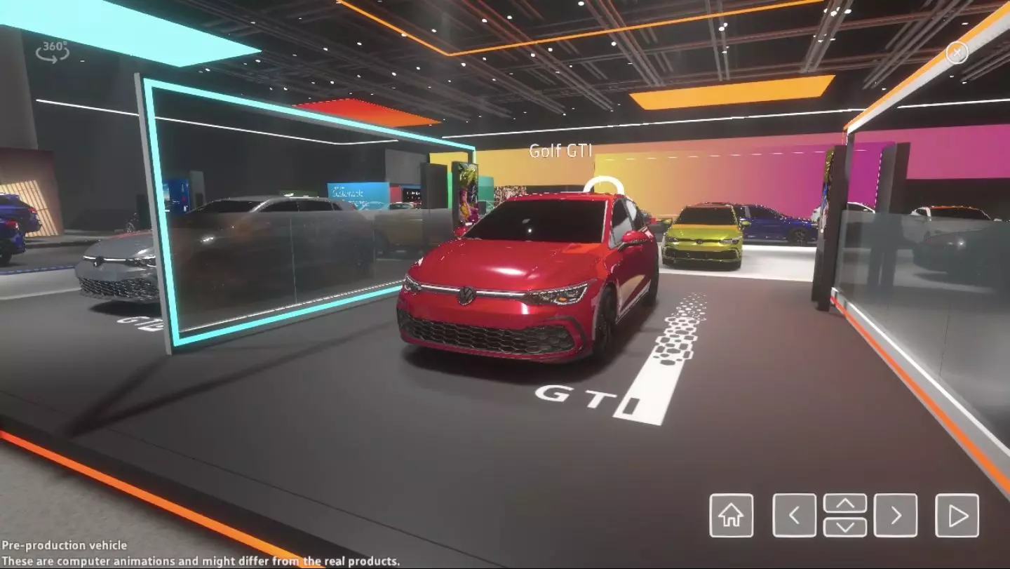 Volkswagenin virtuaalinen salonki