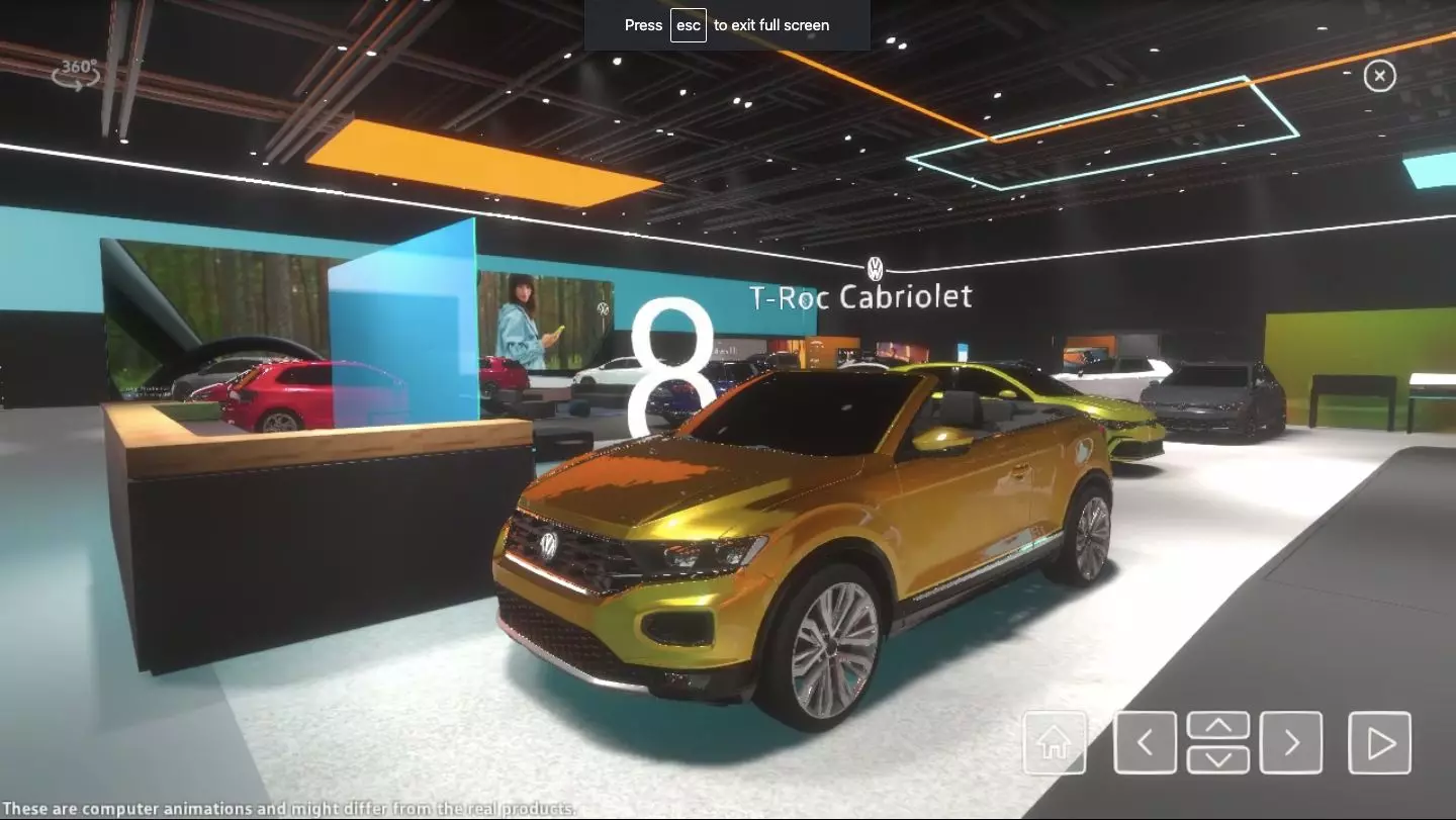 Volkswagenin virtuaalinen salonki