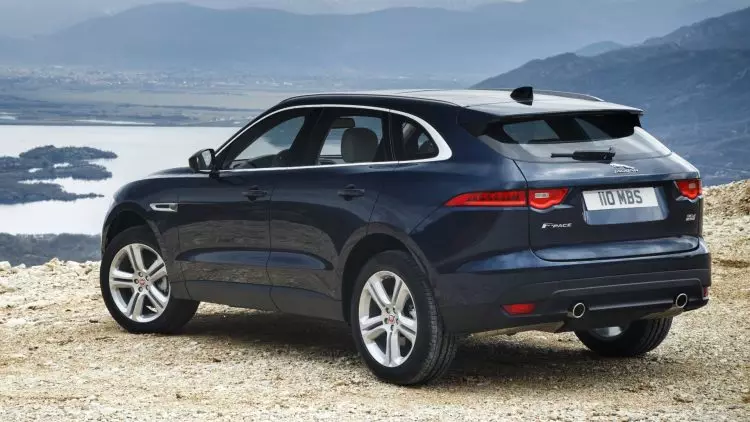 2017 Jaguar F-Pace - ខាងក្រោយ