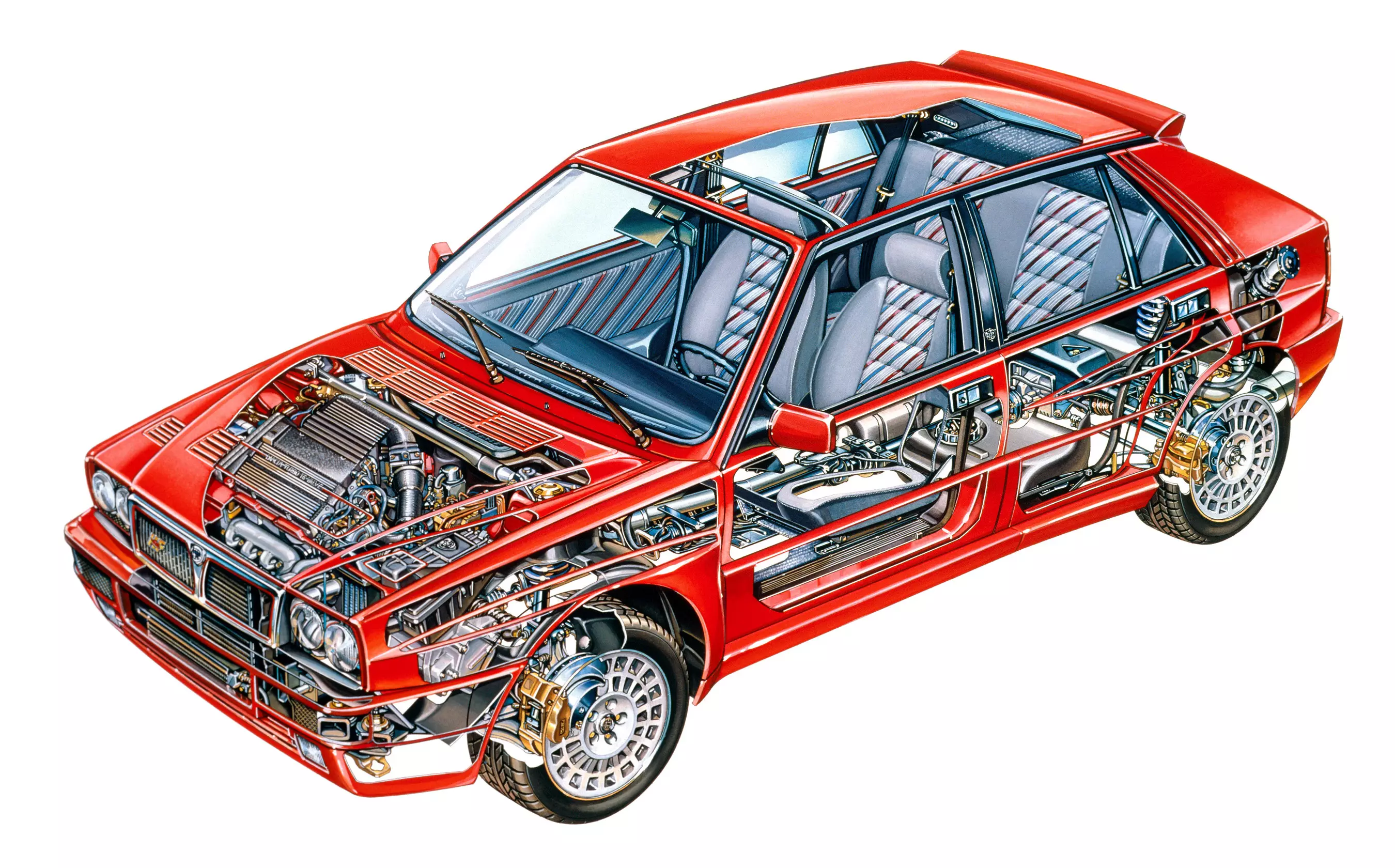 Lancia Delta s4 Cutaway