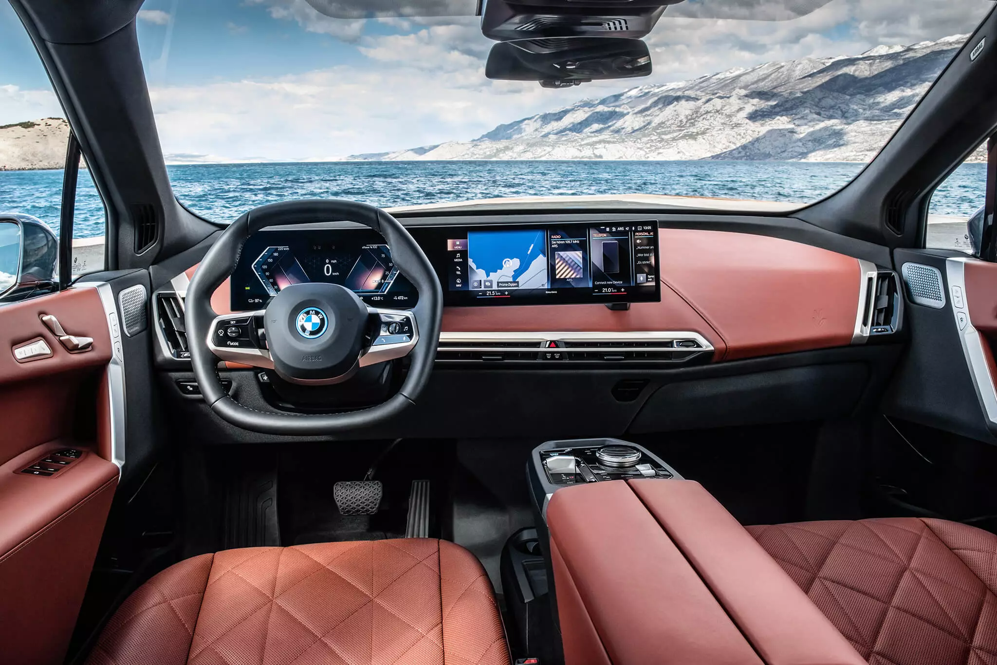 Interior ng BMW iX xDrive50