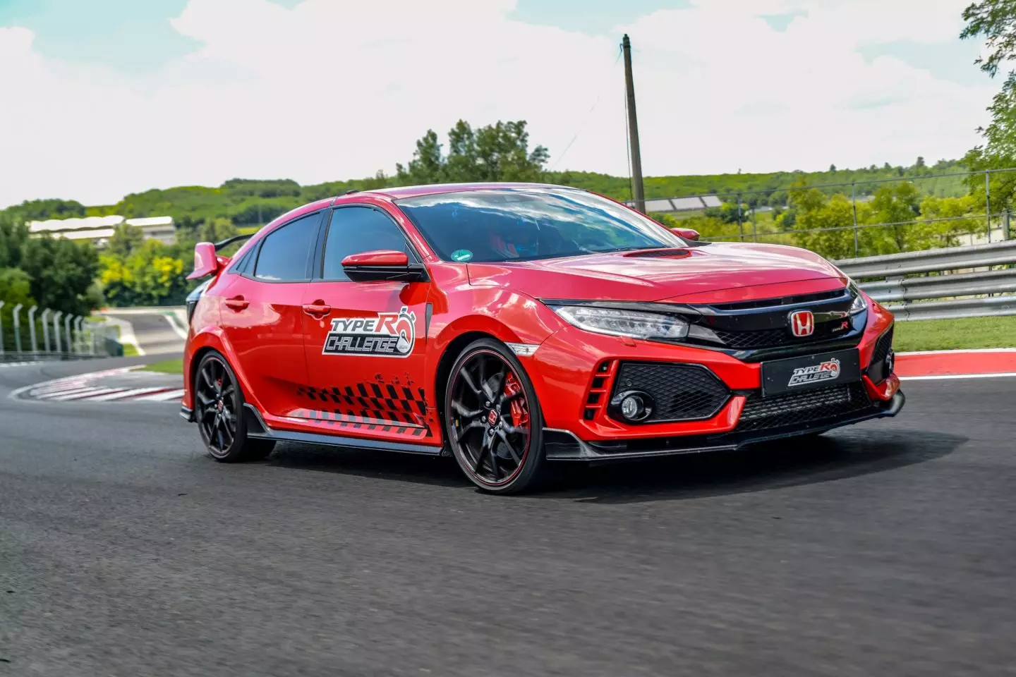 Ụdị Civic R Jenson bọtịnụ Hungaroring 2018