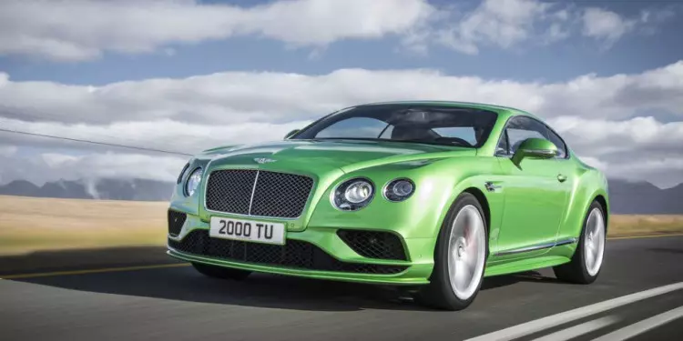 Velocidad del Bentley Continental GT