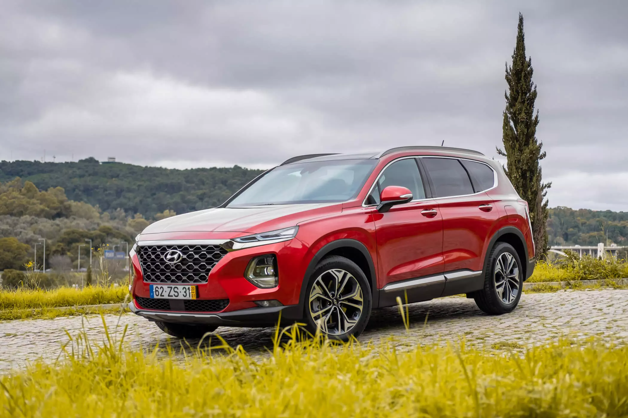 Hyundai Sante Fé، سامنے 3/4