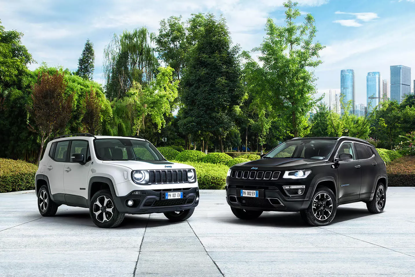 Jeep Renegade 4xe và Jeep Compass 4xe