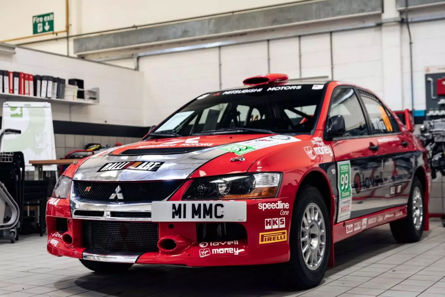 그룹 N의 Mitsubishi Lancer Evolution IX