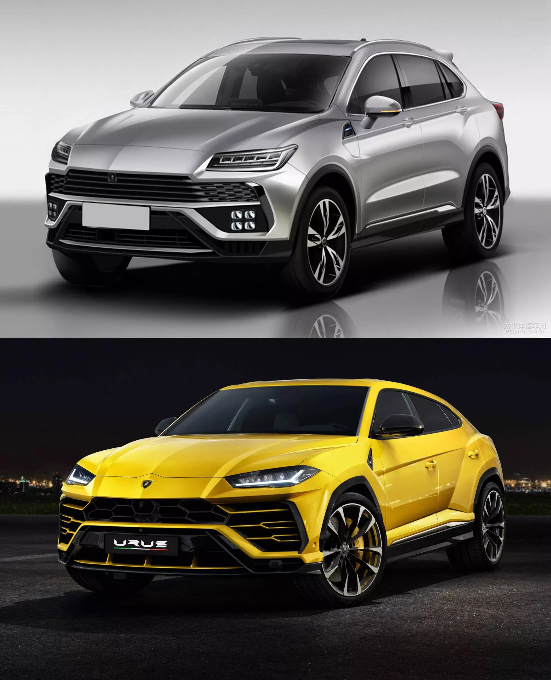 Lamborghini Urus kaj Huansu Hyosow C60 2018