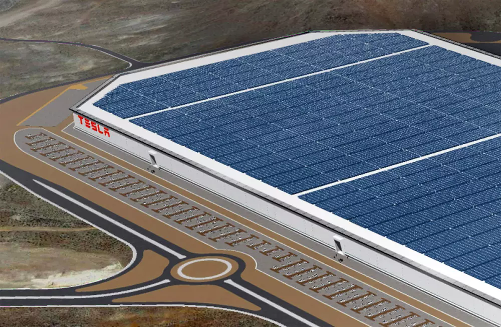 Tesla Gigafabrika 2018