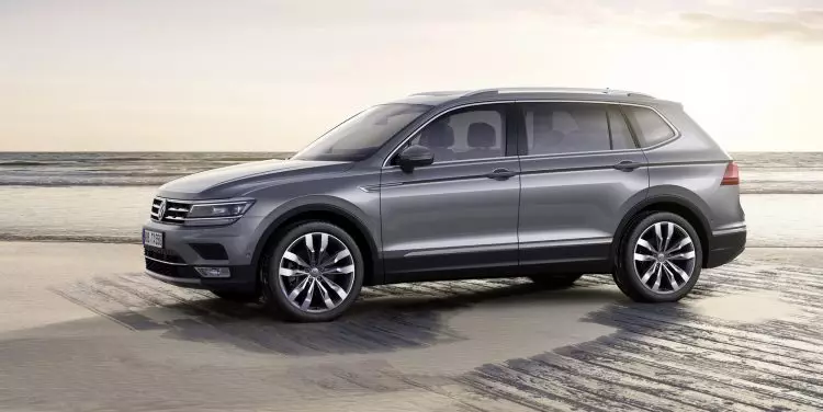 Volkswagen Tiguan Allspace. SUV වාහන මනින්නේ අතින්ද? 9679_2