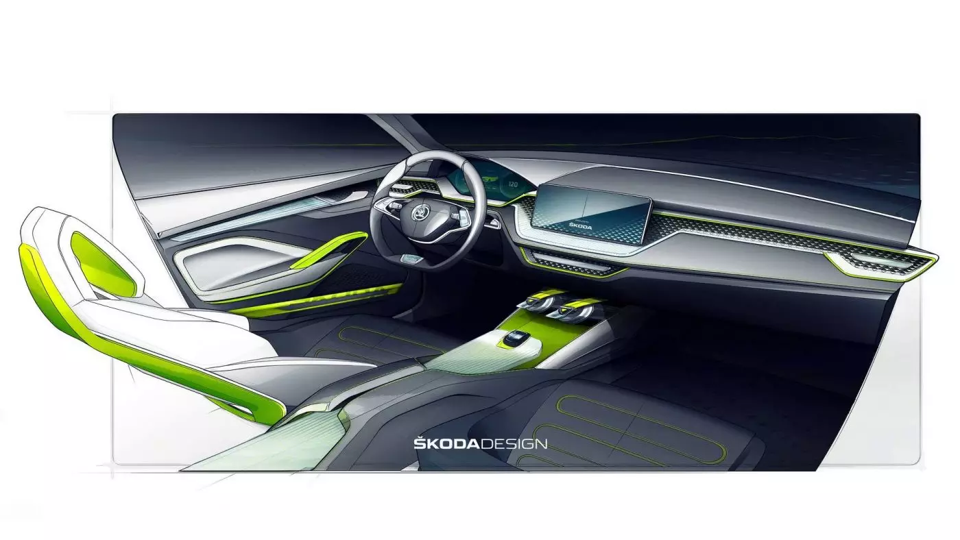 Skoda Vision X - ინტერიერი