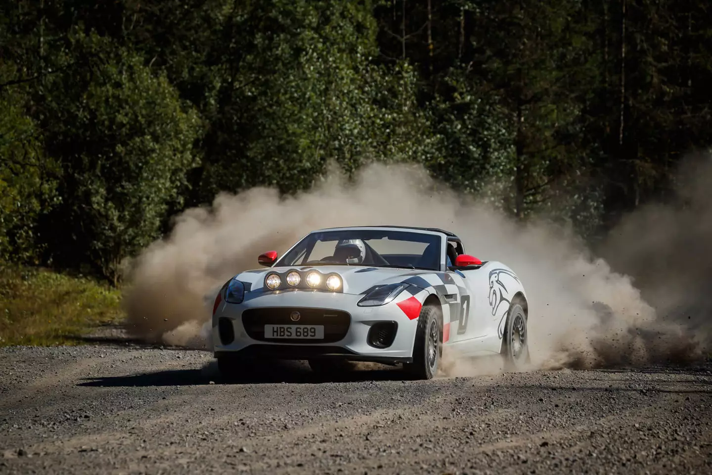 Jaguar F-Type rally